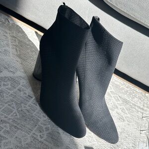 Zara Chic Black Heeled Boots